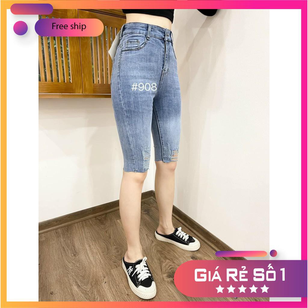 (TOP BÁN CHẠY) HOT jean ngố/lửng lưng cao, co dãn mạnh trẻ trung, năng động, mát mẻ