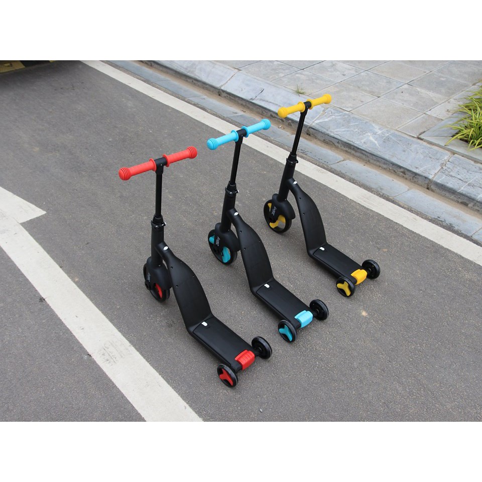 (Sỉ) Xe Nadle Joovy 3 in 1 - siêu xe 3 trong 1: scooter, chòi chân, ba bánh cho bé