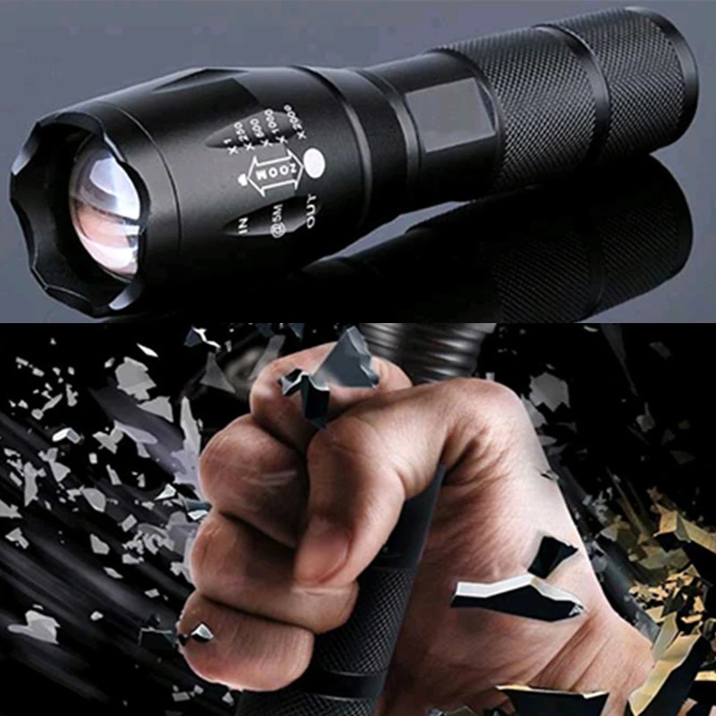 Đèn pin LED mini 3W 12 giờ màu đen/đỏ/xanh dương