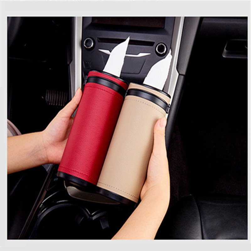 1 Hộp Đựng Khăn Giấy Hình Tròn An Toàn Sáng Tạo Trang Trí Nội Thất Xe Hơi