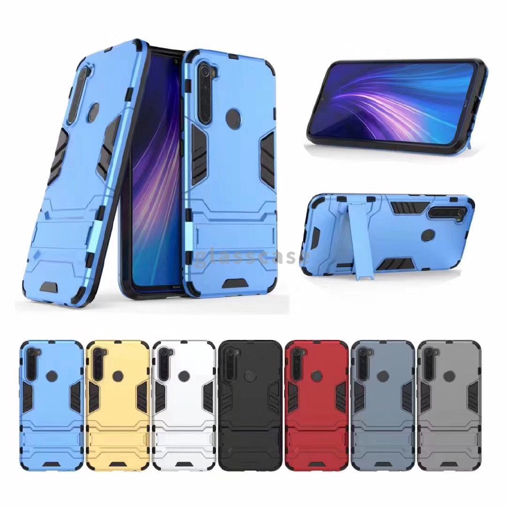 Ốp Điện Thoại Silicon Chống Sốc Kiểu Áo Giáp Iron Man Cho Xiaomi Redmi Note 8 Pro Note 7 Pro Note 6 Pro Note 5 Pro