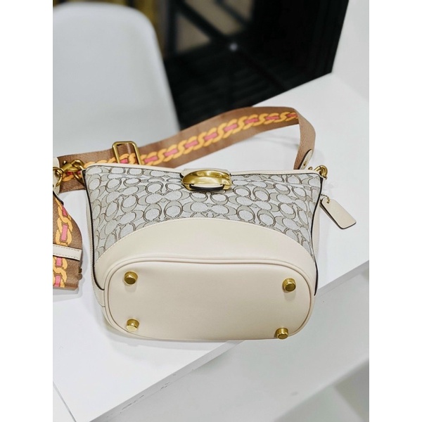 Sẵn - Túi Coach tali jacquard - 2 màu