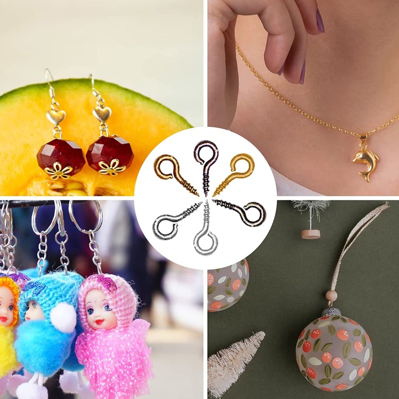 Phụ Kiện Móc Làm Trang Sức Hình Mắt Cừu 9 Chữ Cái