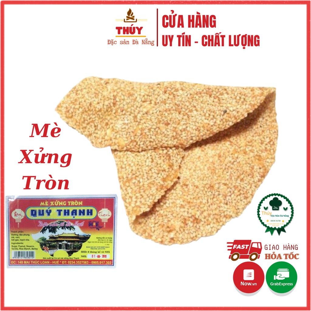 [Bịch 10 cái ]: Mè Xửng Tròn Dẻo Huế - loại ngon nhất