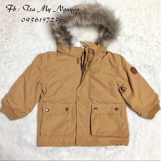 Áo khoác parka bé trai HM auth (hàng sẵn có ảnh shop chụp)