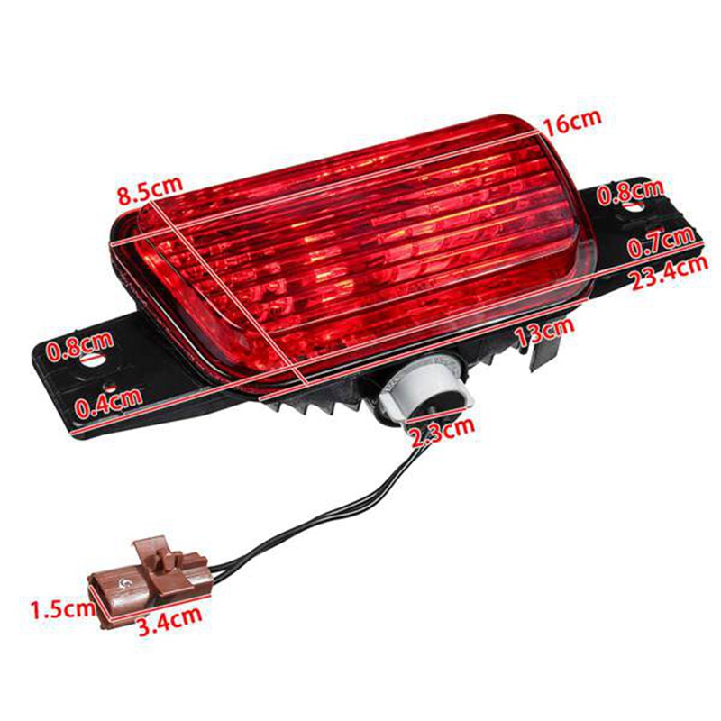 Đèn lốp dự phòng phía sau ô tô Đèn cản sau Đèn sương mù cho Mitsubishi Pajero Montero 2007-2015 8337A068