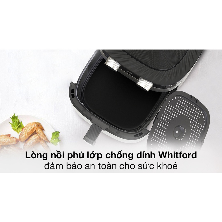 Nồi chiên không dầu 6.0L SUNHOUSE SHD4026