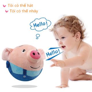 Bóng nảy đồ chơi phát nhạc thiết kế vỏ ngoài hình hoạt hình ngộ nghĩnh đáng yêu