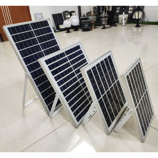 Tấm Pin năng lượng mặt trời POLY 6V 8W khung + giá đỡ nhôm chắc chắn