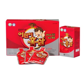 Hồng sâm baby ngón tay hàn quốc chính hãng hộp 30 gói