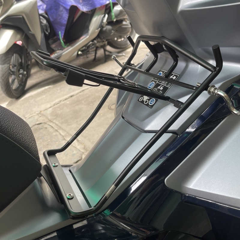 Baga Giữa Xe Airblade 125~160 Đời 2020~2023 Mới 10li Inox Và Sơn Đen Tĩnh Điện