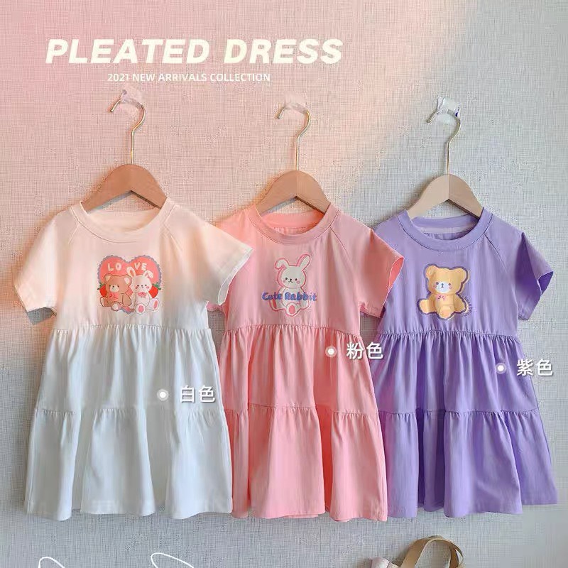 váy xuông 3 tầng bé gái