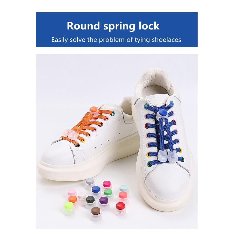 1 Cặp Dây Giày Thể Thao Phản Quang Co Giãn Dành Cho Trẻ Nhỏ Và Người Lớn