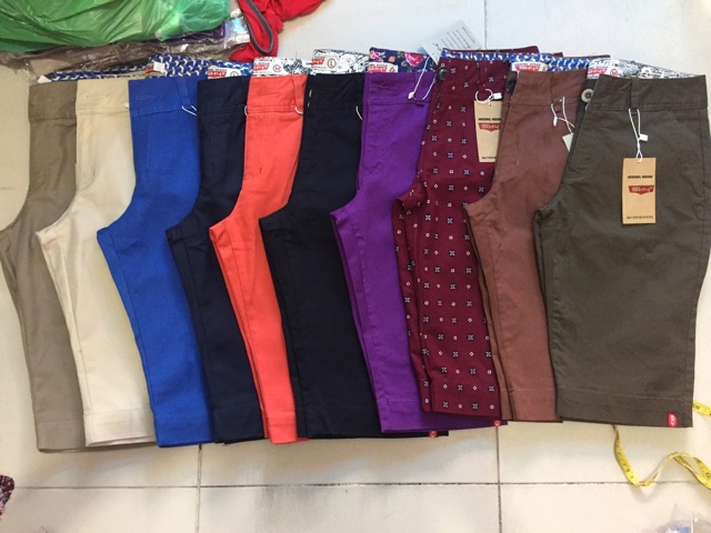 Quần lửng kaki nữ hàng xk đẹp, lên chuẩn form nha. | BigBuy360 - bigbuy360.vn