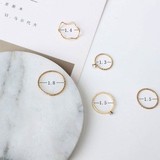 A5 Set 5 nhẫn nữ phong cách thời trang