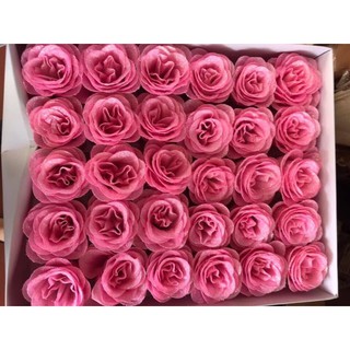 Hoa sáp nhũ kim tuyến 1 hộp 30 bông có nhiều màu