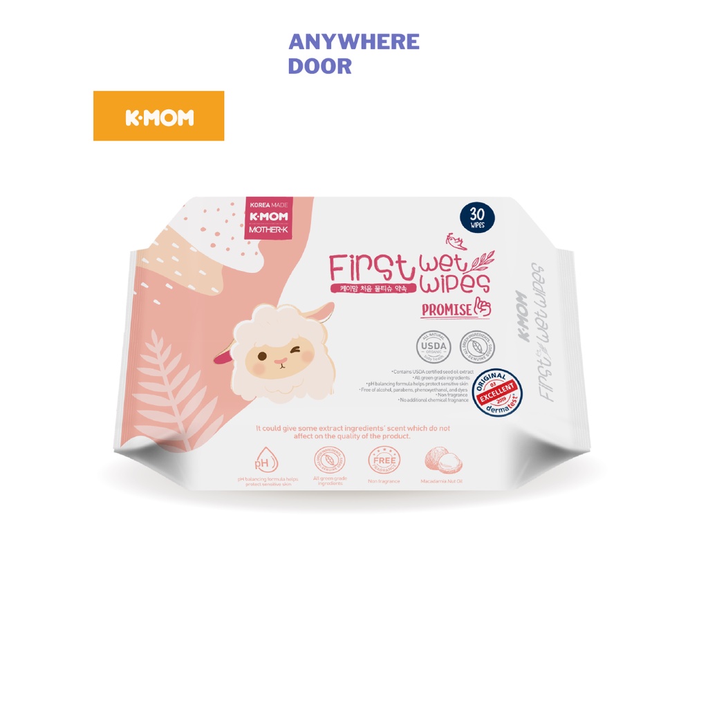 Khăn ướt cao cấp K-Mom Hàn Quốc