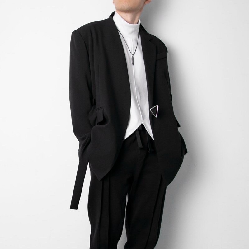 Áo Khoác Blazer Nam Nữ Form Rộng Dài Tay Thời Trang Unisex Basic Cổ Vest ,Phong Cách Hàn Quốc (Kèm Phụ Kiện) | BigBuy360 - bigbuy360.vn