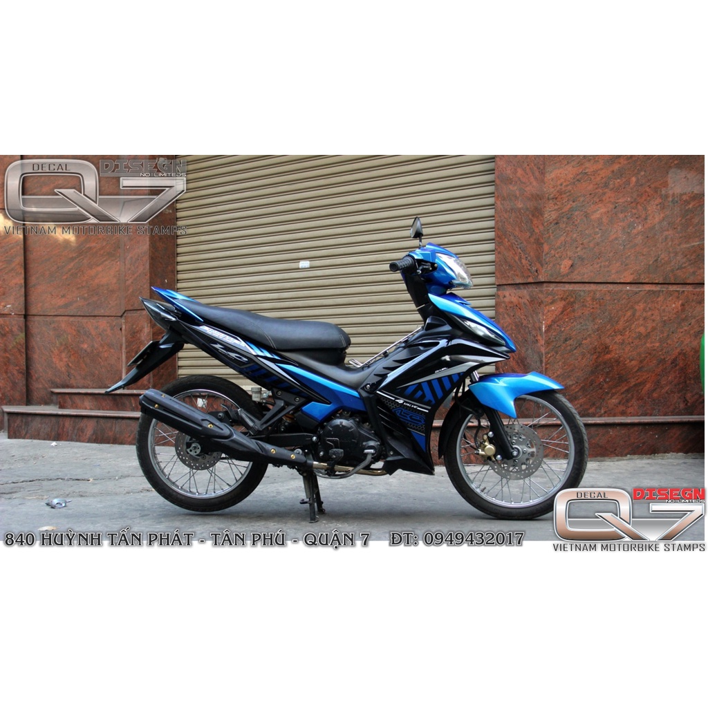 TEM RỜI EXCITER 2011 XANH ĐEN
