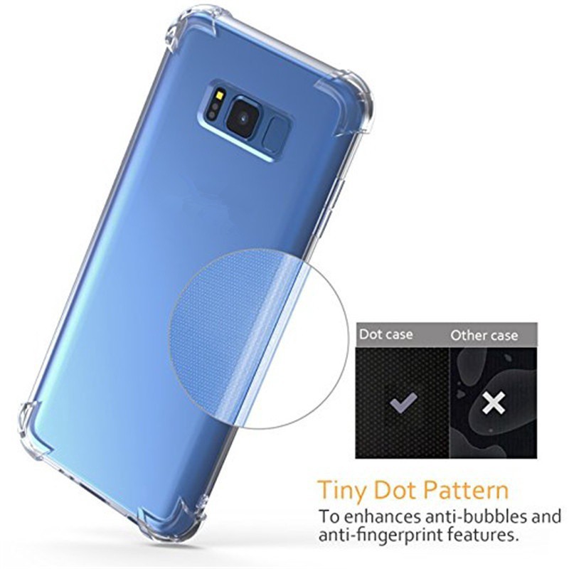 Ốp TPU mềm mại chống sốc cho iPhone X 8 7 6 6S Plus / Samsung Galaxy S8 S9 S10 Plus S7 Edge A7 2018 Note 4 5