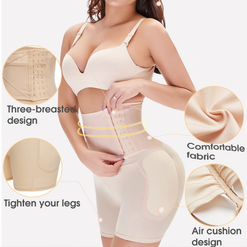 Quần Lót Nâng Mông Lưng Cao Hai Lớp Gợi Cảm Cho Nữ