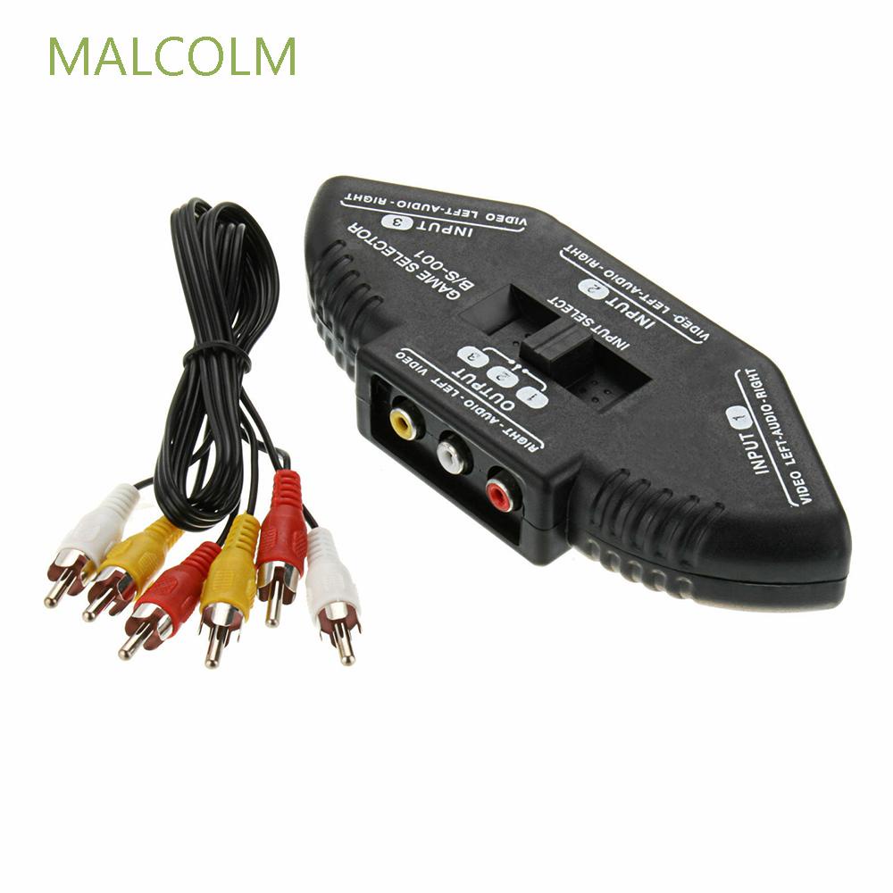 Bộ Chia 3 Cổng Av 3 Trong 1 Cho Tv Dvd Rca