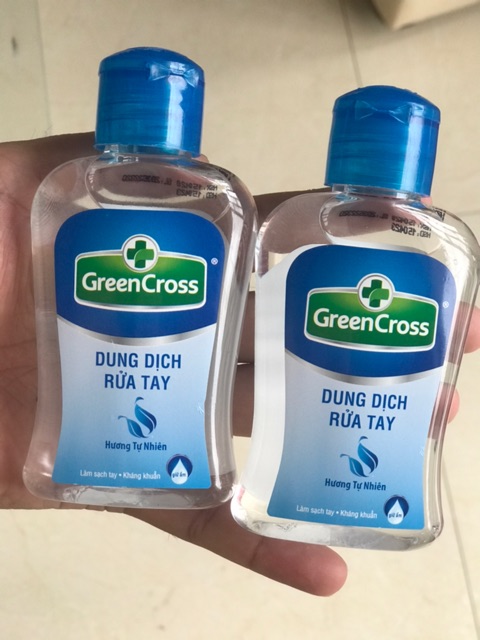 Nước rưa tay Green cross hương tự nhiên 100ml