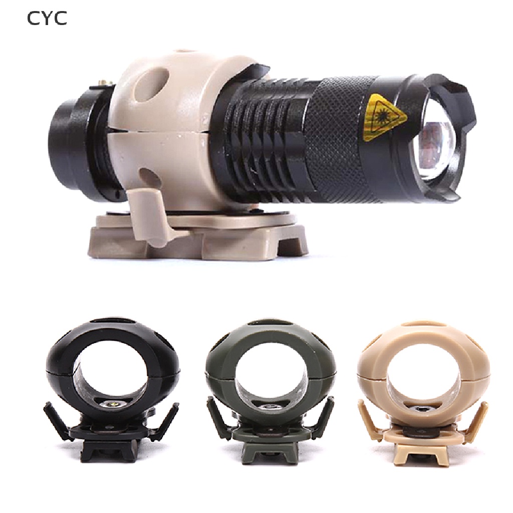 CYC Helmet Special Flashlight Tactical Helmet Clamp Adaptor Cycling Headlight Holder CY