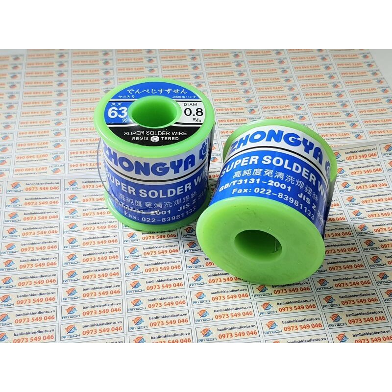 Thiếc hàn siêu bóng cuộn 500G 63% thiếc