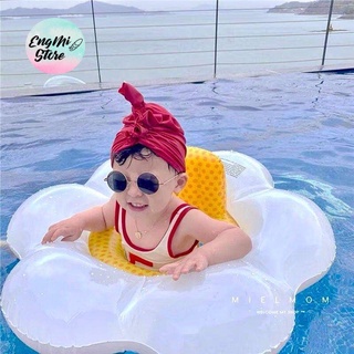 Phao Bơi Hoa Cúc Kèm Bơm Chống Lật An Toàn Cho Bé 0-4 Tuổi Hottrend Hàn Quốc