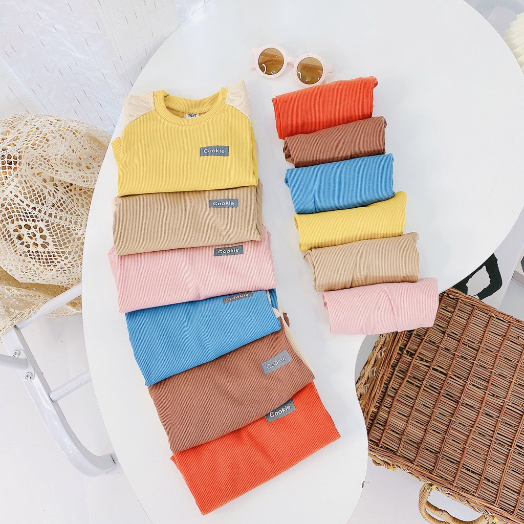 Đồ bộ quần áo dài tay trẻ em - Bộ len thu đông cho bé trai và bé gái AM826 TTR85