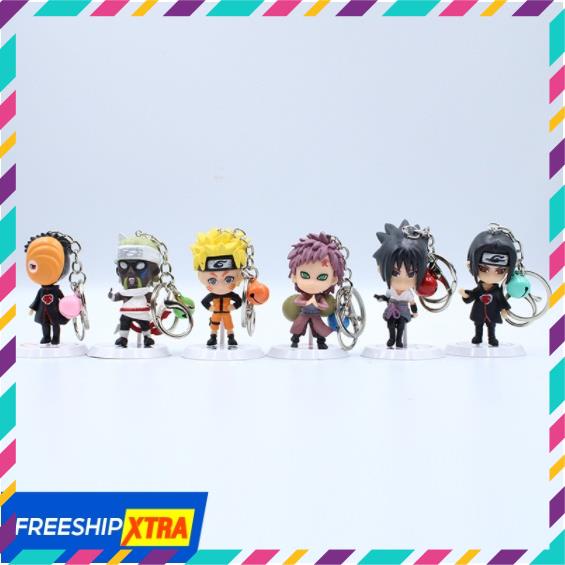 Móc khóa mô hình chibi các nhân vật Naruto,siêu dễ thương,độc đáo