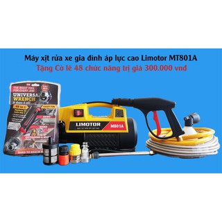 Máy Xịt Rửa Xe Limotor MT801A👍CHÍNH HÃNG👍Máy Xịt Rửa Xe Gia Đình Số 1 Việt Nam, 2000W, 160Bar