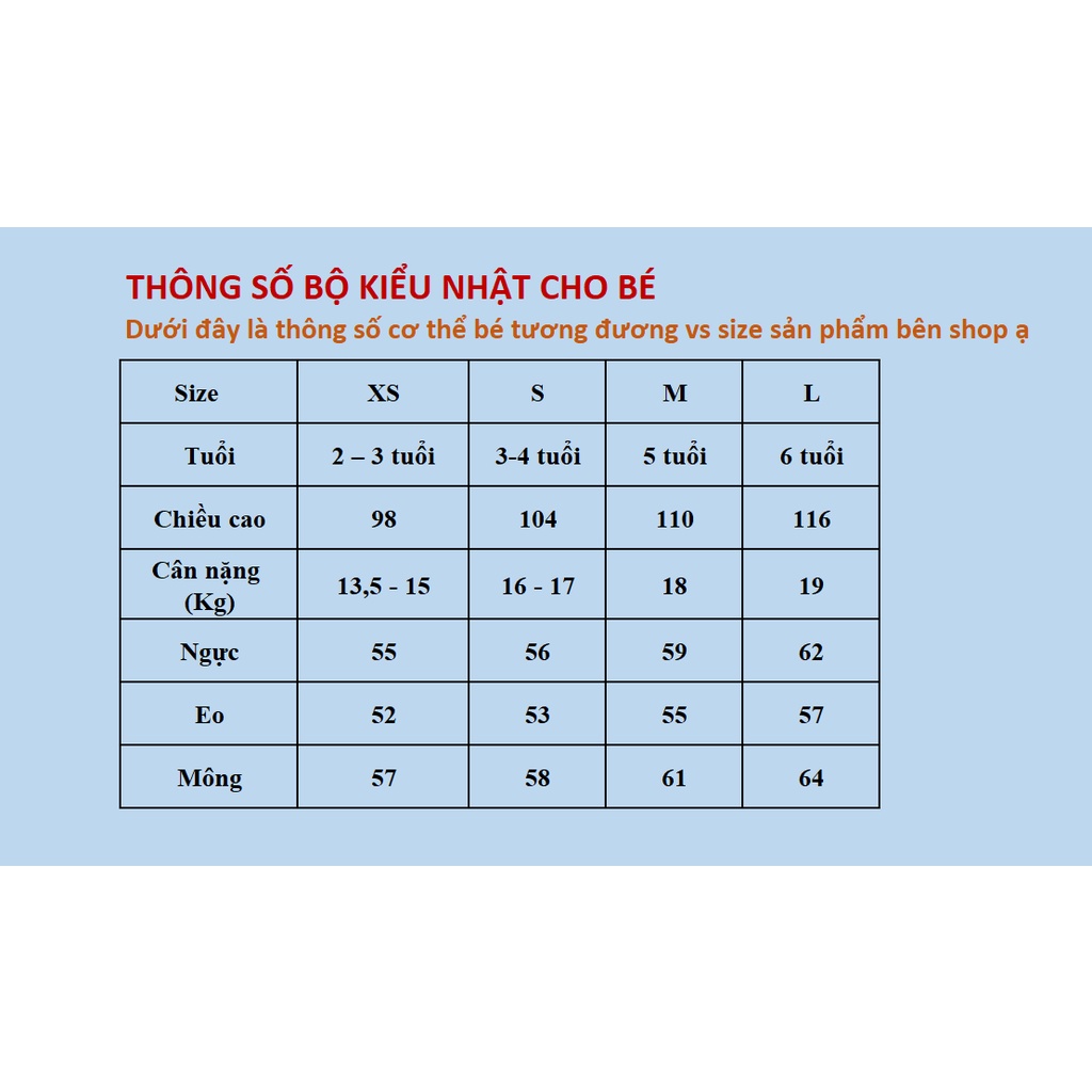 Đồ bộ kiểu Nhật Bản cho bé cực xinh xắn và độc đáo