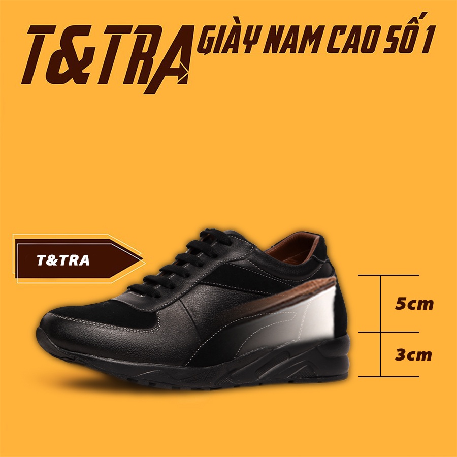 [ 8CM ] Giày Cao Nam T&amp;TRA T28Đ