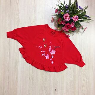 Áo kiểu cánh dơi bé gái