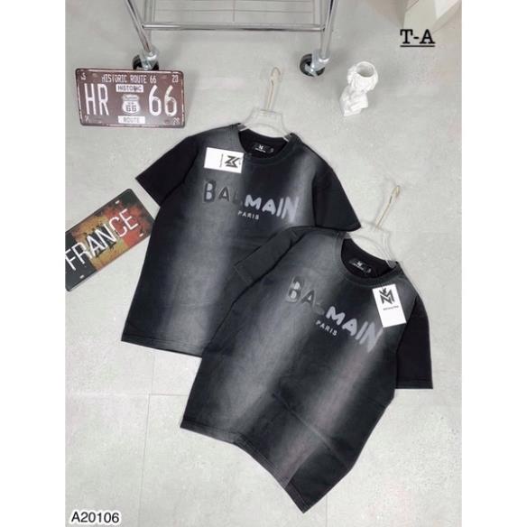 Áo Phông Nam Loang BLCG Chất Đẹp - Áo Phông Nam Balmain Loang Siêu Hot