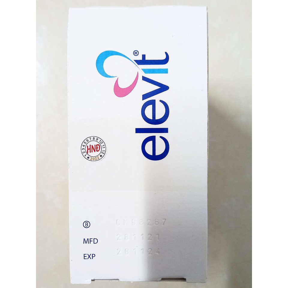 Vitamin tổng hợp Eleit Hộp 100 viên (Úc). Bổ sung vitamine cho phụ nữ trước, trong khi mang thai, cho con bú.