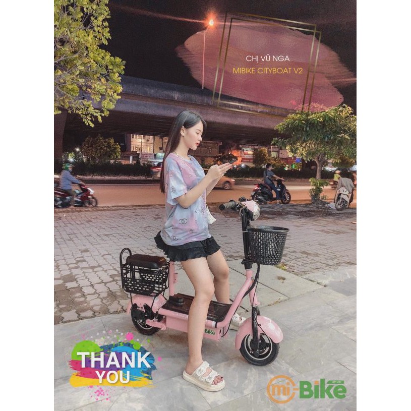 MiBike YOMIO V2 – Xe điện gấp đi 60km
