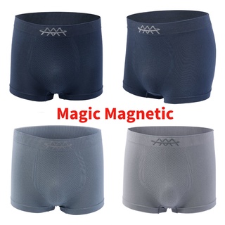 Image of Men's Boxer Briefs Breathable Seamless Full 5D Magic Magnetic Underwear