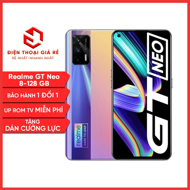 [6-128GB] Điện Thoại Realme GT Neo 5G - RAM 6-128GB - [Điện thoai Giá rẻ, Bảo hành 1 đổi 1-Tặng cường lực]