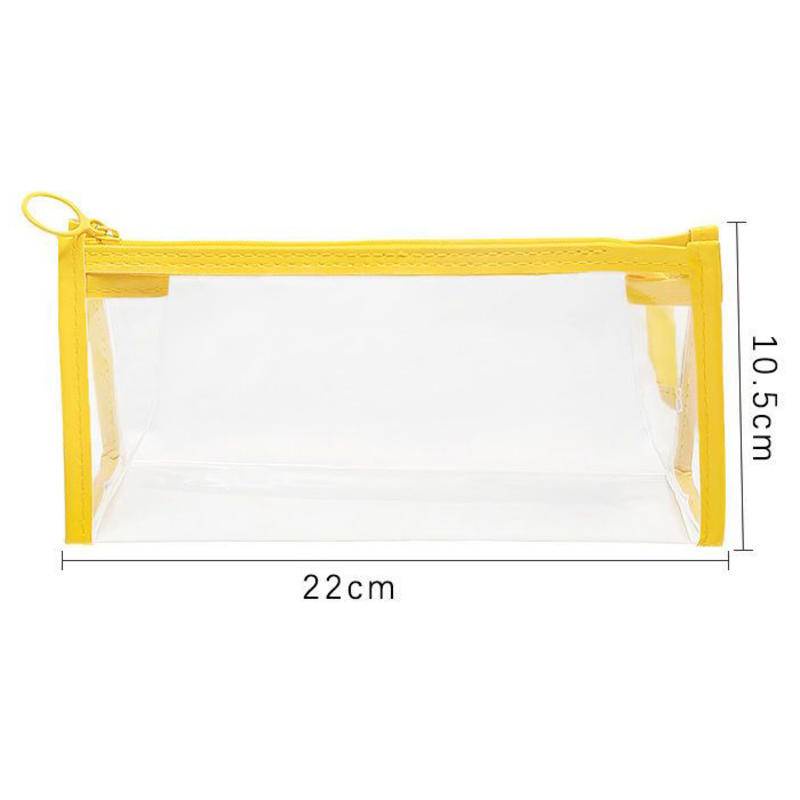 ⭐ iLado ⭐  Túi đựng bút trong suốt cute túi PVC dễ thương và di động túi zip nhỏ hộp vải đựng đồ Hộp đựng hộp bút hologram bút cute bọc zip tiểu an văn phòng phẩm Đa Dụng túi đựng đồ dùng cá nhân hình