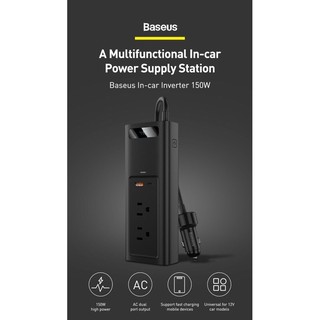 Sạc tẩu kèm ổ điện 150w