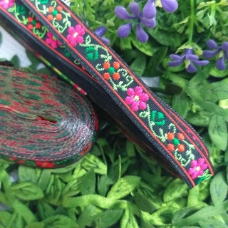 Dây thổ cẩm trang trí , 0.7 _1.3cm ( 5 mét)
