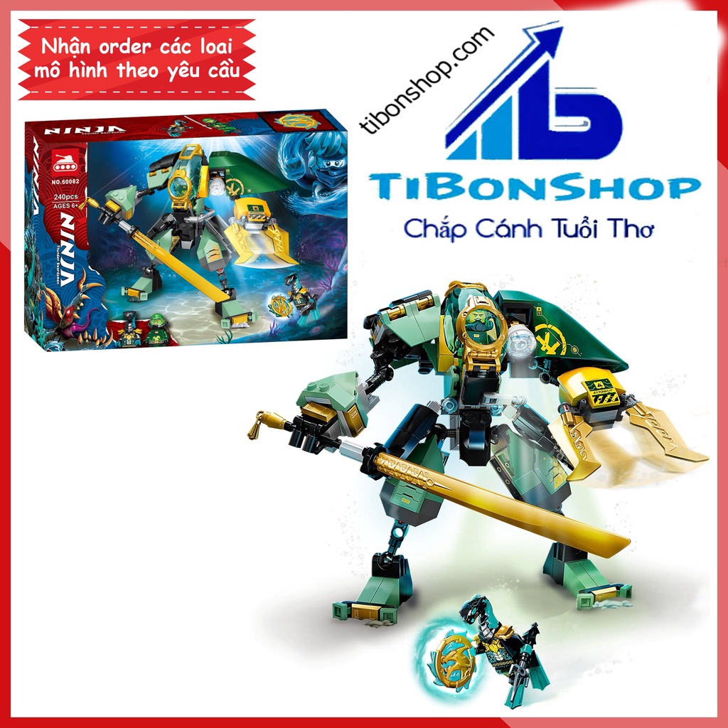 Lắp ghép Ninjago Chiến giáp Hydro của Lloyd - Đồ chơi Xếp hình Mô hình Ninja