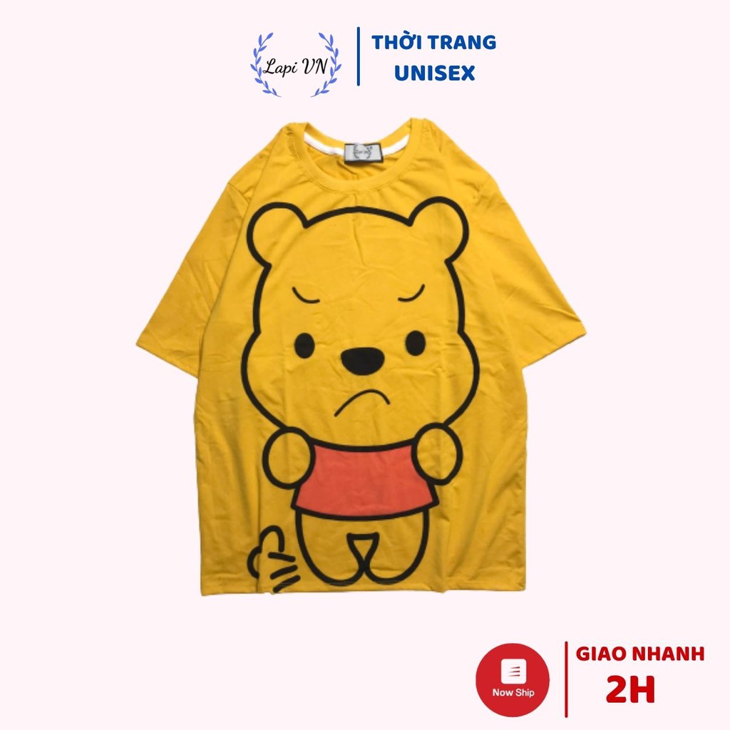 Áo Thun Nam Nữ Unisex Lapi VN, Chất Cotton Form Rộng Tay Lỡ Cổ Tròn Freesize, Big Size, Nhiều Mẫu