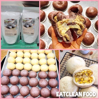 Bột bánh bao lứt nguyên cám trộn sẵn đã kèm men nở ăn kiêng, giảm cân, healthy (500g)