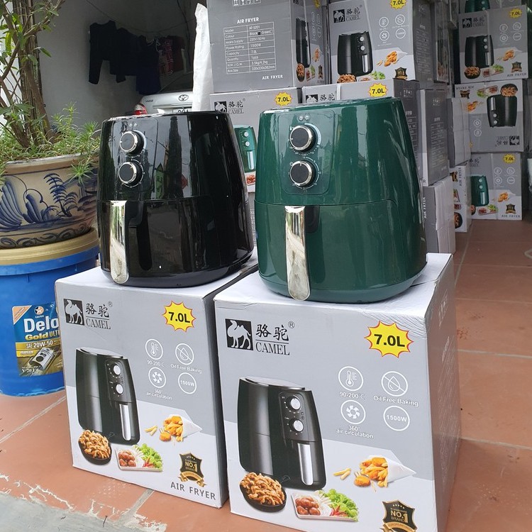 Nồi Chiên Không Dầu CAMEL 6L, 7L, 8L Dung Tích Lớn Tiện Lợi Cho Gia Đình
