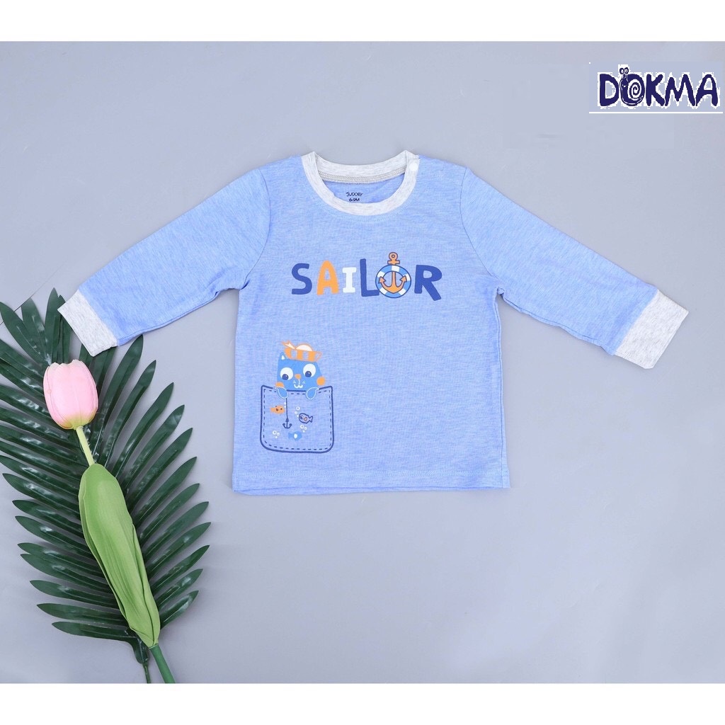 JB284A Áo cài vai dài tay của công ty TNHH Dệt May DOKMA (9-36M)