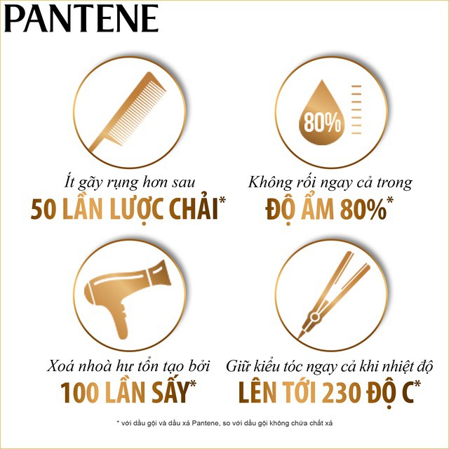 Combo 2 chai Dầu gội pantene chai 1200ml Ngăn Rụng Tóc/Chăm Sóc Tóc Hư Tổn/Mượt Mà | BigBuy360 - bigbuy360.vn